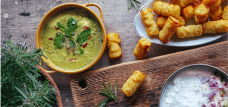 Crispy potato purée croquettes Pom’ Croquettes with 