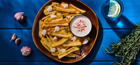 AVIKO Grip ’n Dip and paste with feta cheese, rosemary, chilli, lemon and garlic